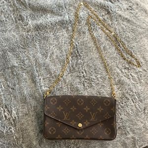 Authentic Louis Vuitton, Felicie Pochette handbag